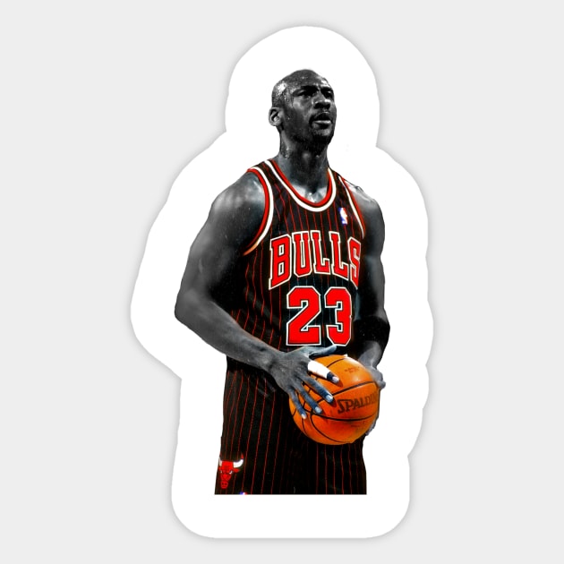 Michael Jordan Chicago bulls Sticker by Aka.V.E